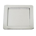12" Silver Plated Square Tray